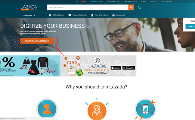 Lazada平台开店入驻教程