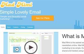 邮件营销工具：Mad Mimi